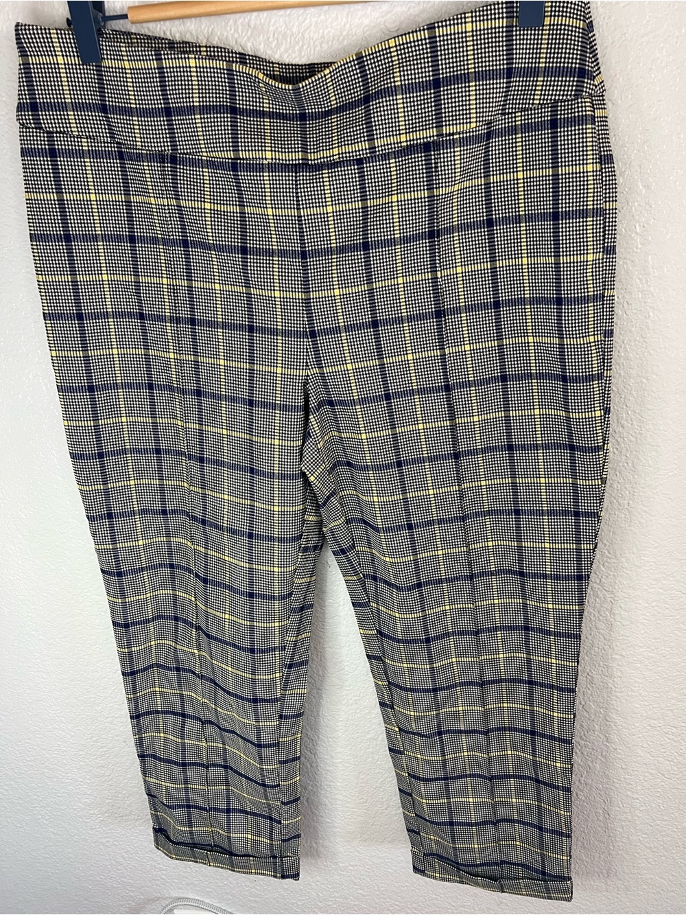 Jules & Leopold Blue and Yellow Plaid Trousers